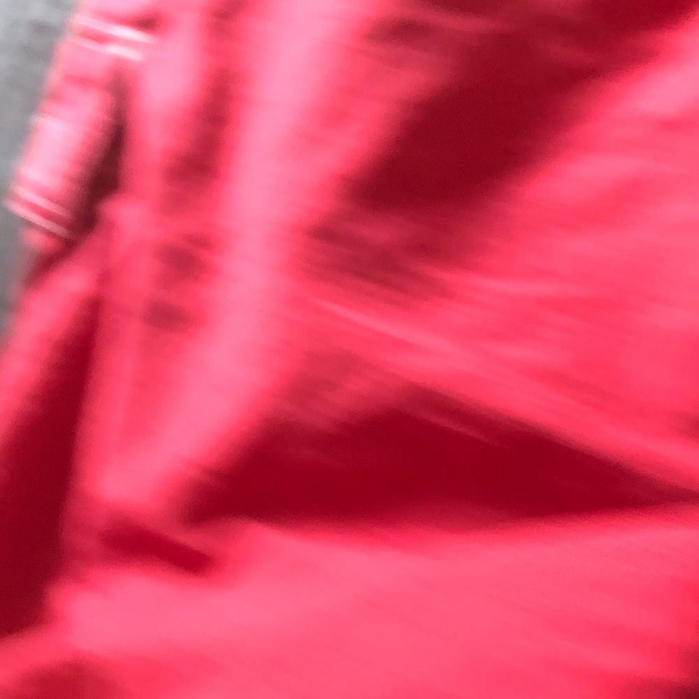 Red Drawstring Swim Trunks - Picture 2 of 5